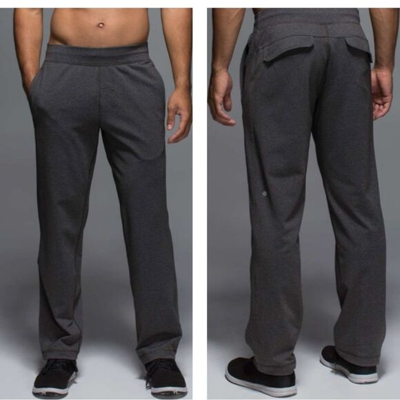 Lululemon Kung Fu Pant Heathered Dark Grey M - Picture 1 of 9